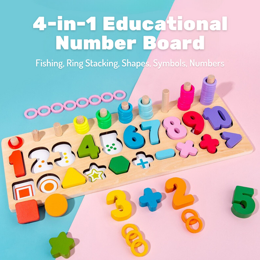 Multifunctional Montessori Learning Board - OFunBuds