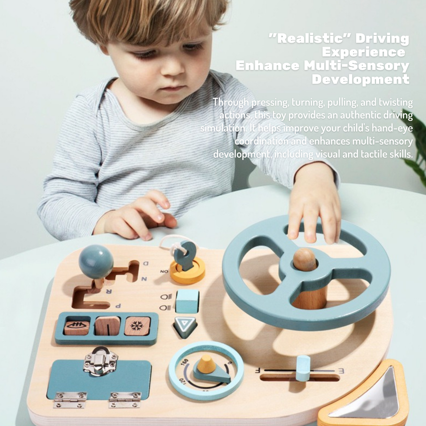 Montessori Steering Wheel Toy - OFunBuds