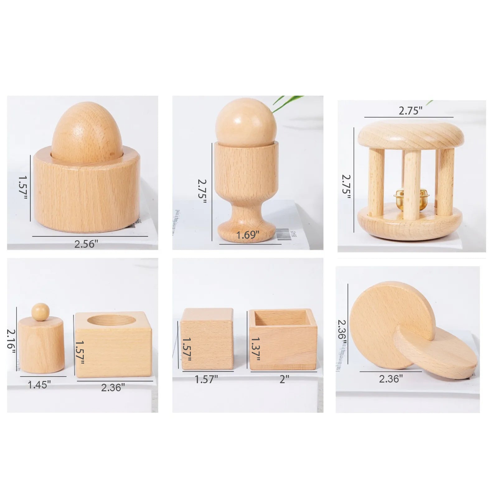 Montessori Wooden Sensory Toy Set - OFunBuds