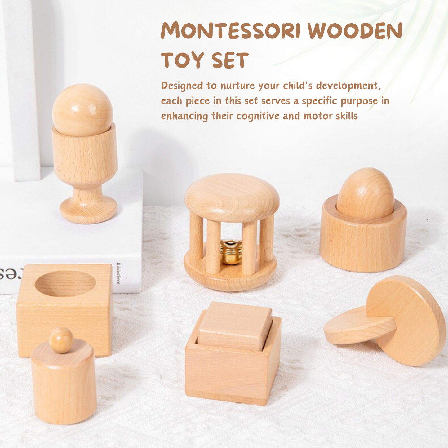 Montessori Wooden Sensory Toy Set - OFunBuds