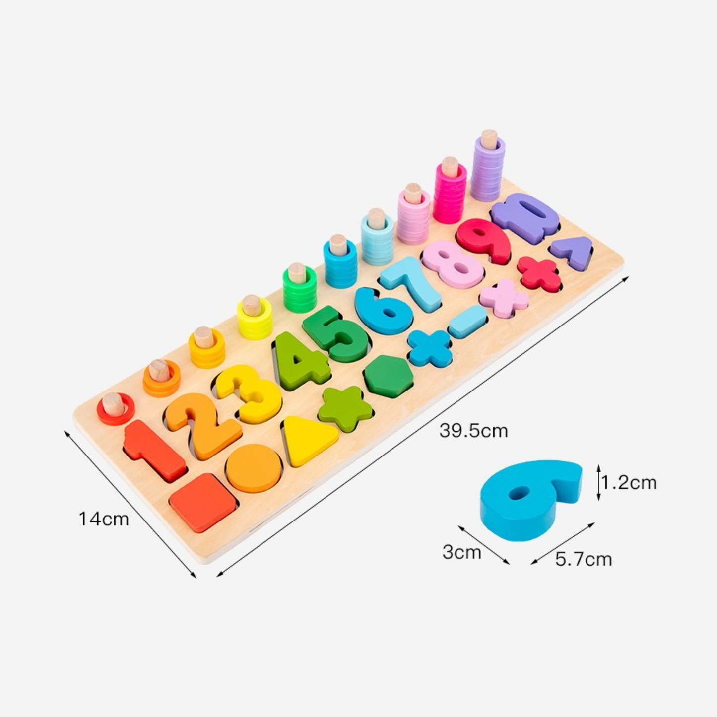 Multifunctional Montessori Learning Board - OFunBuds