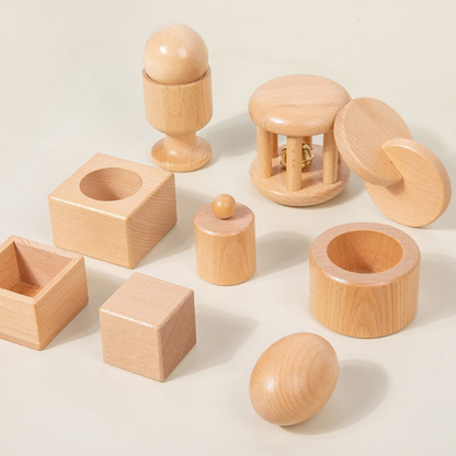 Montessori Wooden Sensory Toy Set - OFunBuds