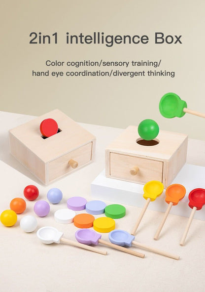 Montessori 2-in-1 Sensory Training Box - OFunBuds
