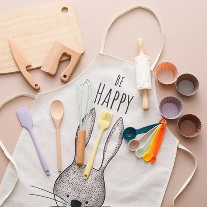 Montessori Children’s Wooden Kitchen Toy Set - OFunBuds