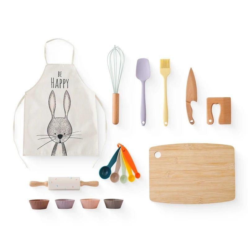 Montessori Children’s Wooden Kitchen Toy Set - OFunBuds