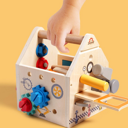 Montessori Multi-functional Wooden Tool Box - OFunBuds