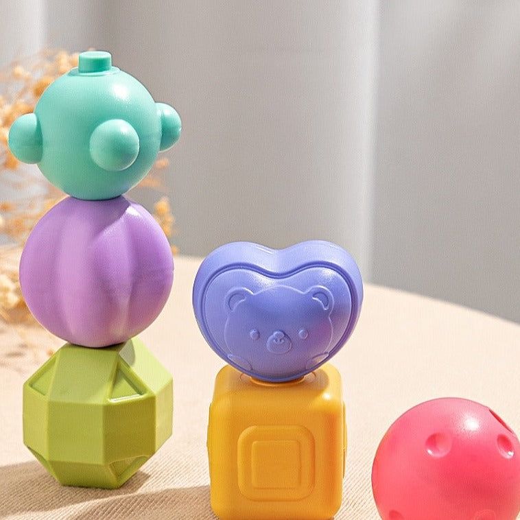Montessori Multifunctional Educational Rainbow Cube - OFunBuds