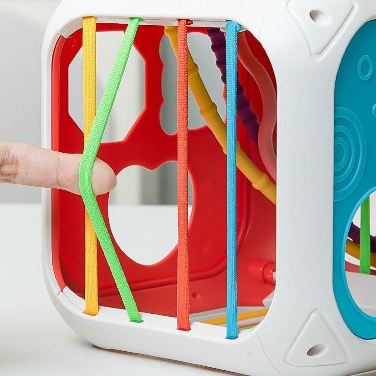 Montessori Multifunctional Educational Rainbow Cube - OFunBuds