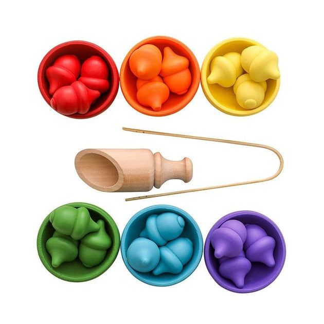 Montessori Rainbow Color Sorting Set - OFunBuds