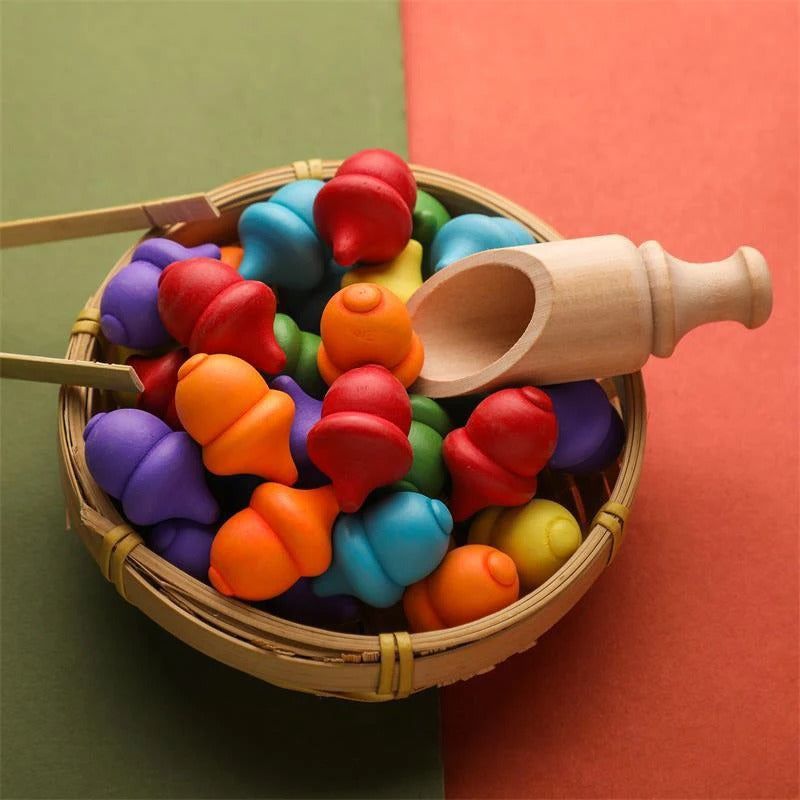 Montessori Rainbow Color Sorting Set - OFunBuds