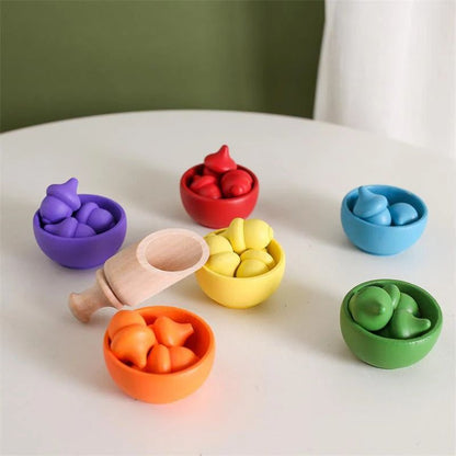 Montessori Rainbow Color Sorting Set - OFunBuds