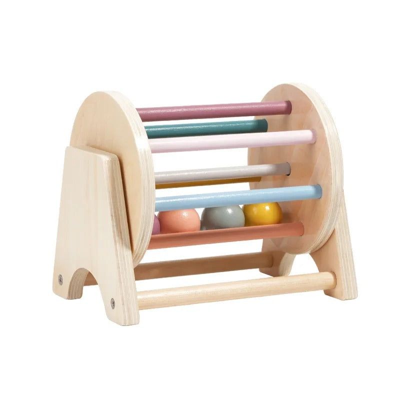 Montessori Rainbow Rolling Drum - OFunBuds