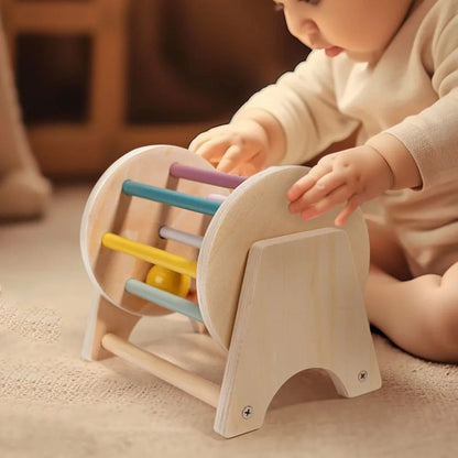 Montessori Rainbow Rolling Drum - OFunBuds