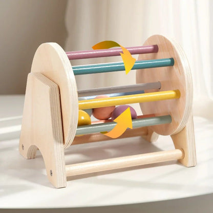 Montessori Rainbow Rolling Drum - OFunBuds