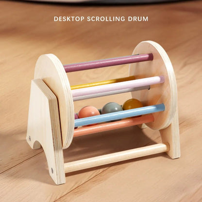 Montessori Rainbow Rolling Drum - OFunBuds