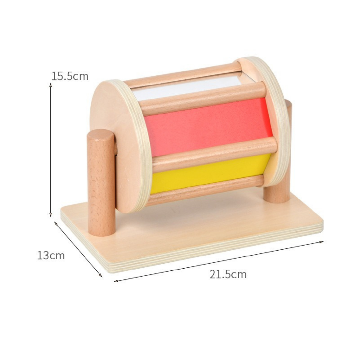 Montessori Rainbow Spinning Drum - OFunBuds