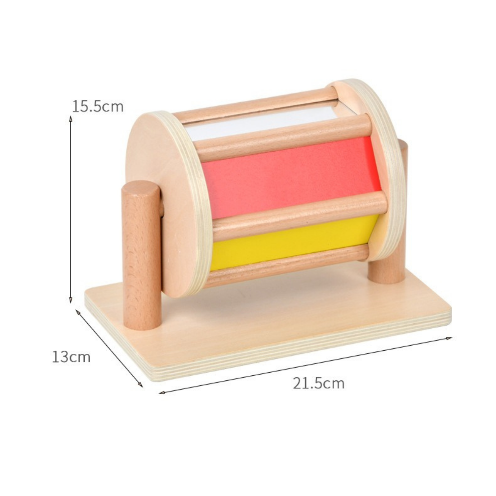 Montessori Rainbow Spinning Drum - OFunBuds