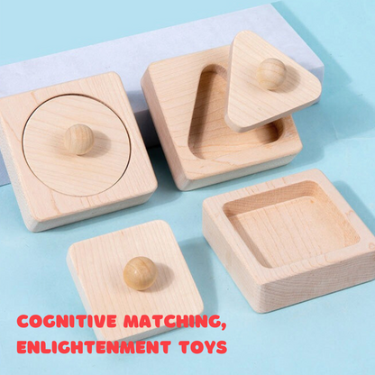 Montessori Shape Matching Blocks Set - OFunBuds