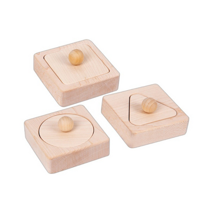 Montessori Shape Matching Blocks Set - OFunBuds