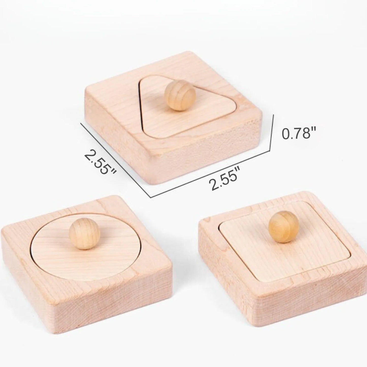 Montessori Shape Matching Blocks Set - OFunBuds