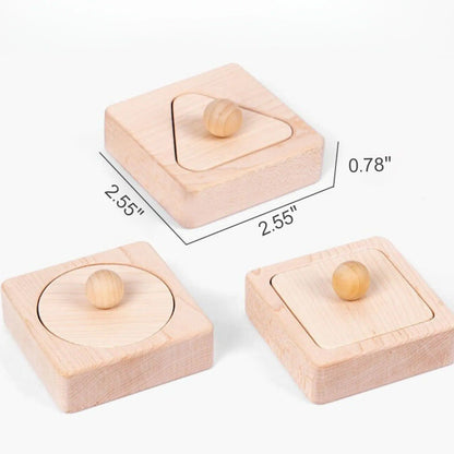 Montessori Shape Matching Blocks Set - OFunBuds