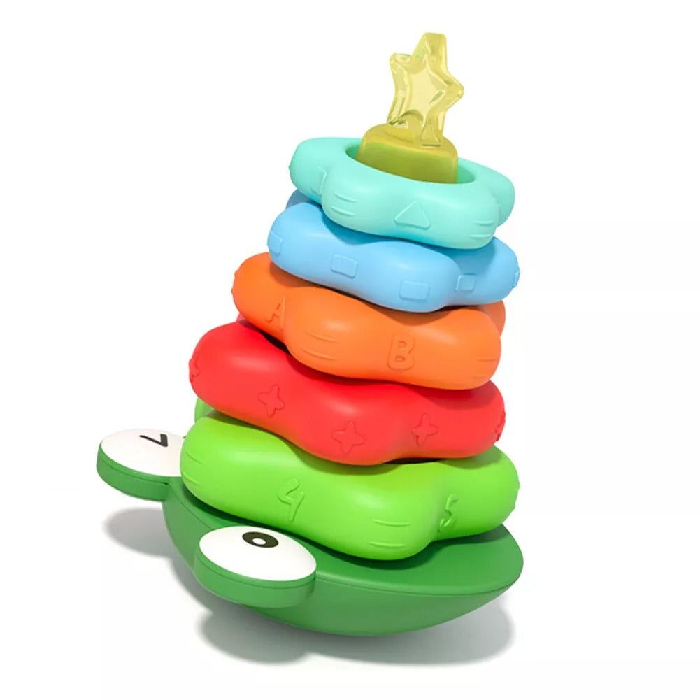 Montessori Shaped Stacking Rings Toy - OFunBuds