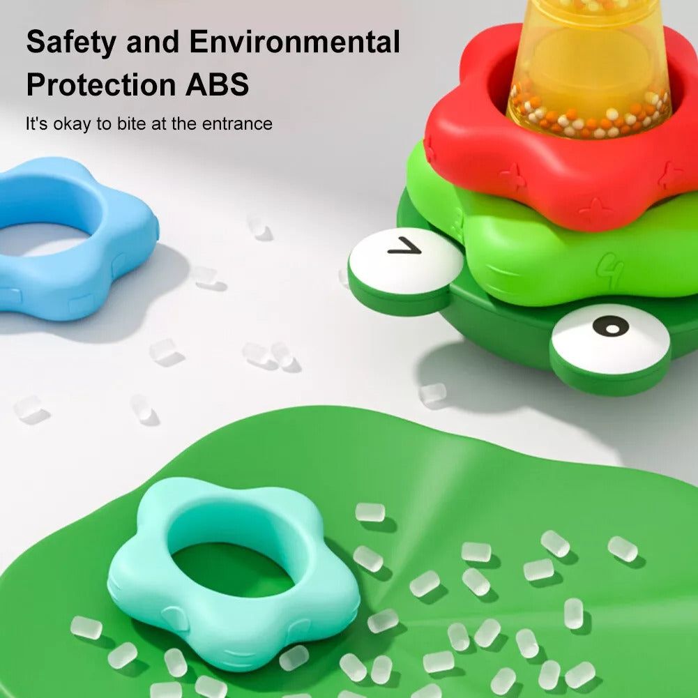 Montessori Shaped Stacking Rings Toy - OFunBuds